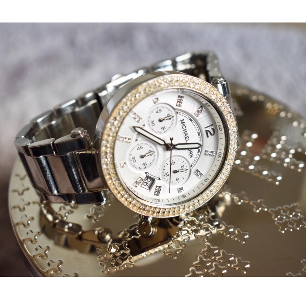 Michael Kors Silver Parker Watch